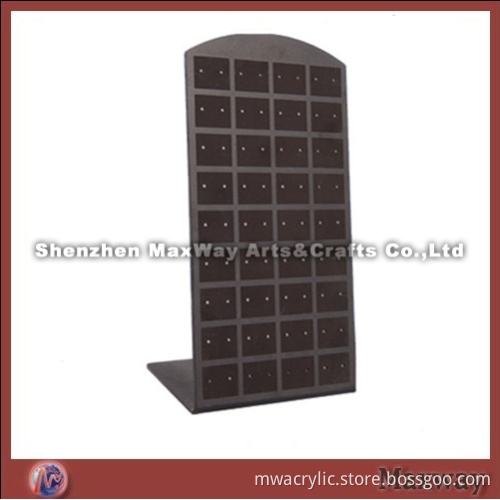 Acrylic Black L-shaped Ear Nail/Pin/Earbob/Pendants/Earrings Display Holder
